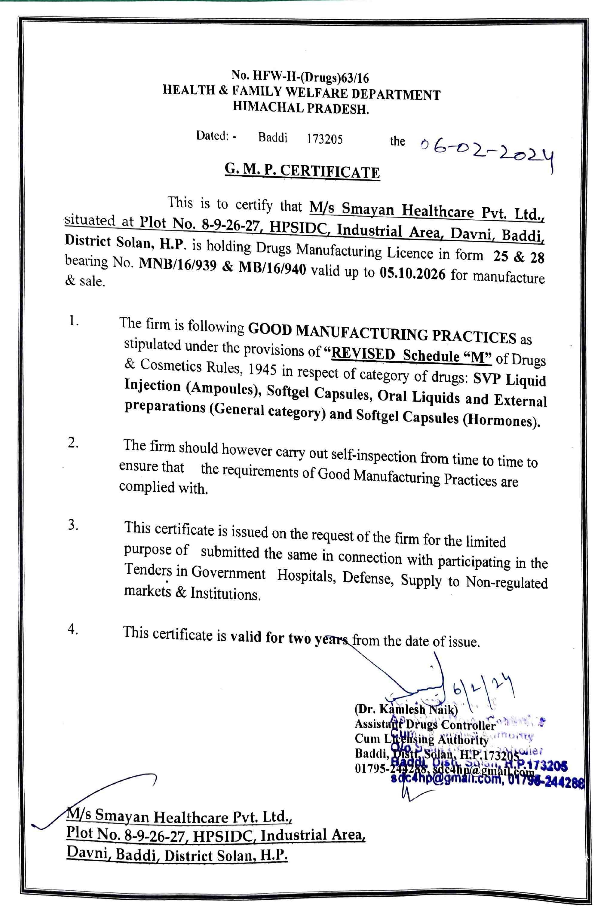 Certificate 3