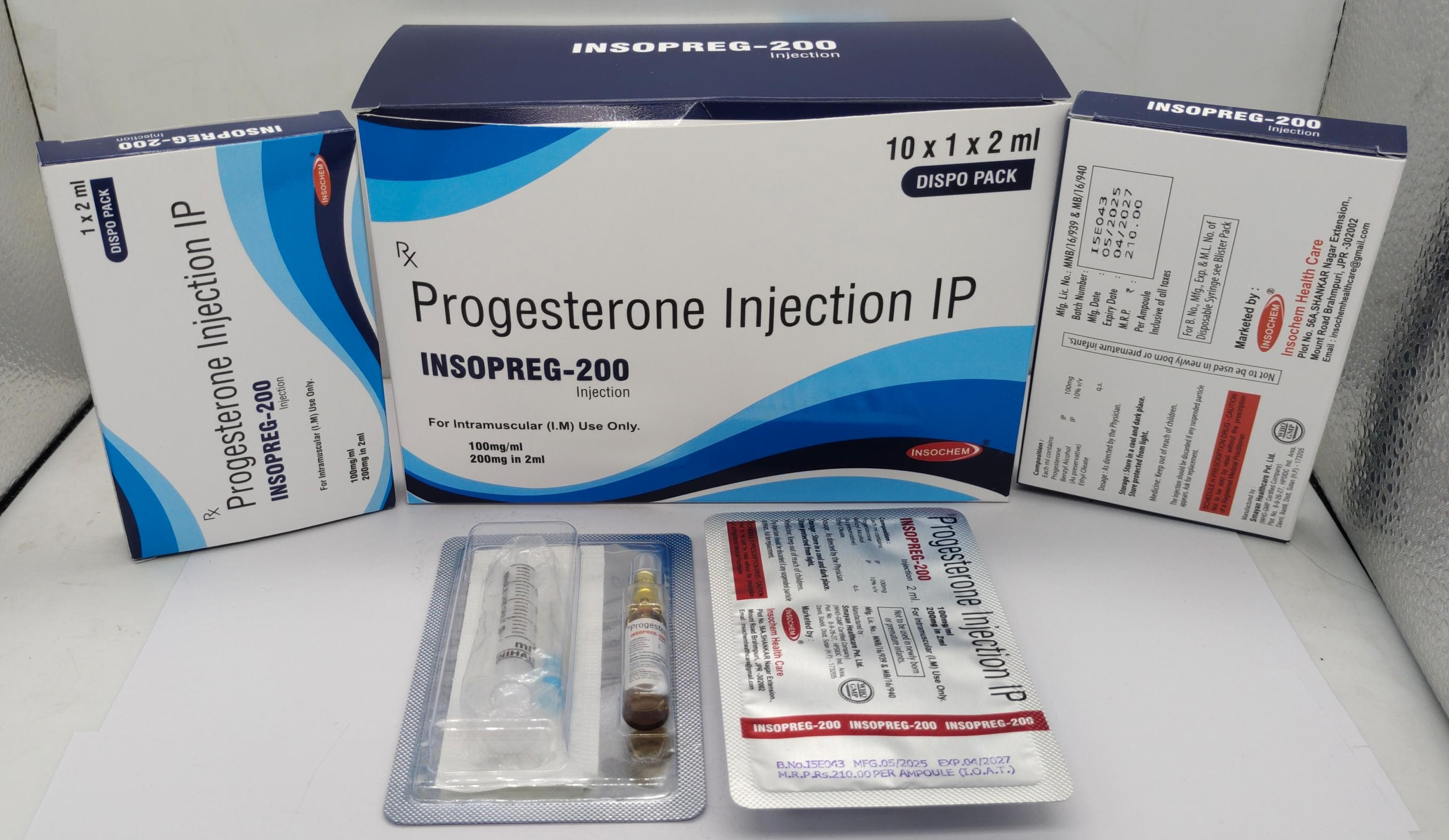 Progesterone 25/50/100/250mg