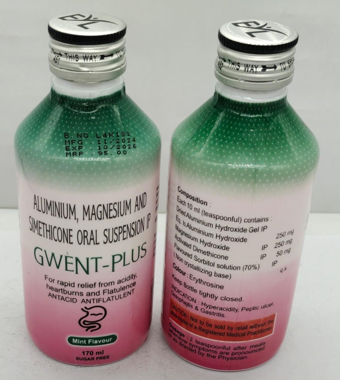 Alumnium, Magnesium and Simethicone