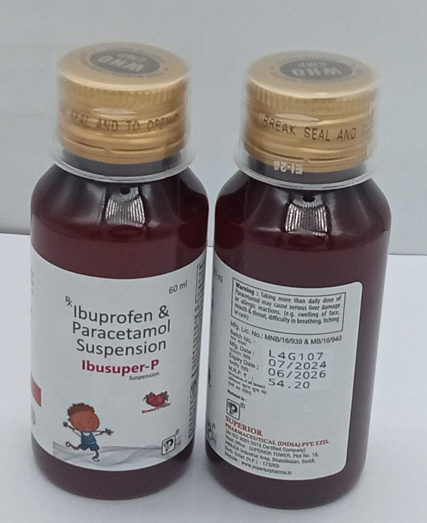 Ibuprofen & Paracetamol Suspension